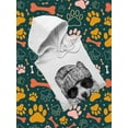 thumbnail image 3 of Cool Hipster Corgi Hoodie Men -Image by Shutterstock, Male Large, 3 of 4