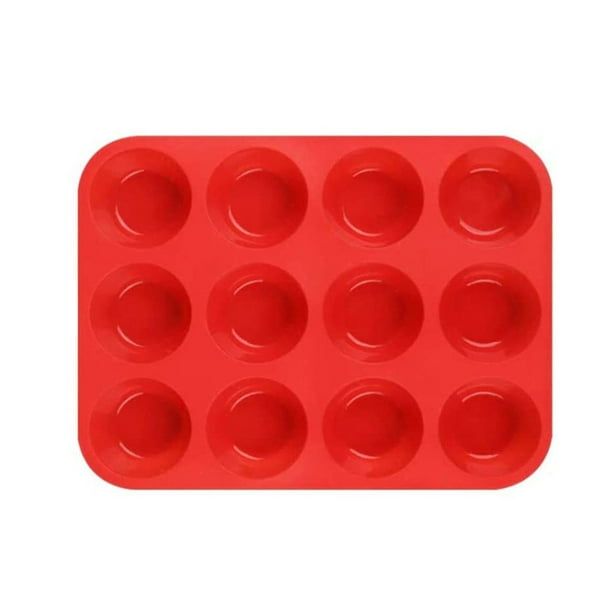 Xihbxyly Molde para Muffins de Media Esfera, Antiadherente, Fácil de Desmoldar, Apto para Microondas, Apto para Uso Alimentario, Herramienta para Hornear Chocolate, Accesorio de Cocina para El Hogar,
