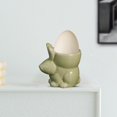 thumbnail image 2 of WYBXZ Ceramic Eggs Cup, Easter Bunny Porcelain Eggs Cup, Rabbits Ceramic Eggs Cup Desktop Home Decor, Cute Fresh Decorative Table Top Living Room Dining Room Tableware, 2 of 6