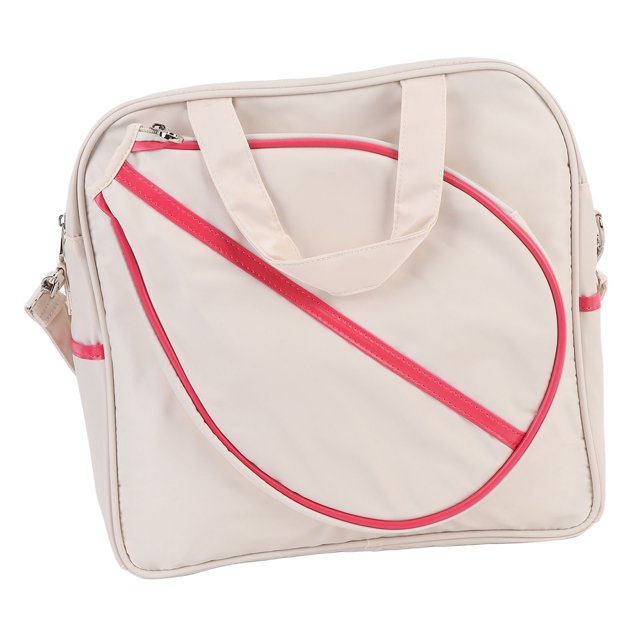 Badminton Shoulder Bag, Women Large Sports Handbag Tennis Racket Shoulder Bag Tennis Tote Bag, Large Capacity Oxford Fabric Dry Wet Separation Stylish Badminton Racket Bag