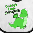 thumbnail image 4 of Inktastic Daddy's Little Dragon Boys or Girls Baby Bib, 4 of 4