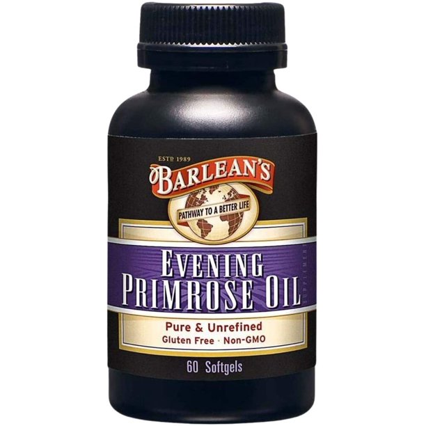 Barlean's Evening Primrose Oil Softgels with GammaLinolenic Acid 60
