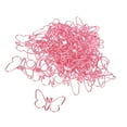 thumbnail image 3 of 50Pcs Papillons Roses Trombone Dessin Animé Couleur Placage Innovant Trombones Mignons pour l'École de Bureau à la Maison, 3 of 14