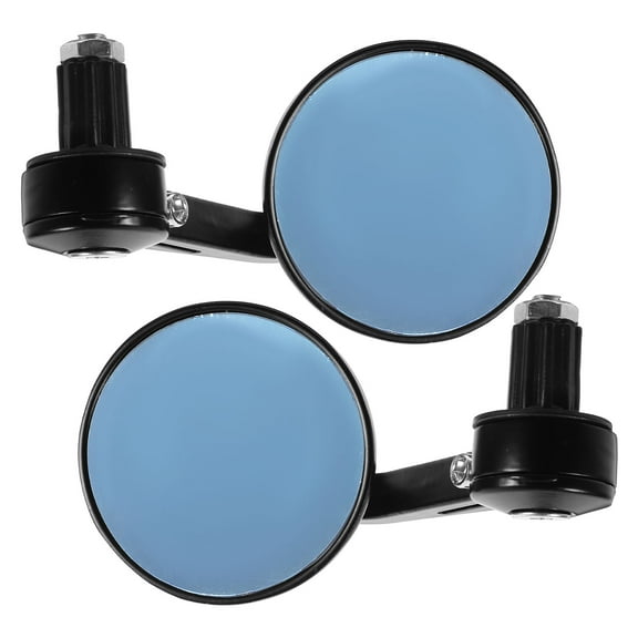 OUNONA 1 Pair Motorcycle Handlebar Mirrors Rearview Mirrors Motorcycle Bar End Mirrors