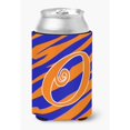 thumbnail image 1 of Monograma inicial de la letra O - Tiger Stripe Blue and Orange Can Beverage Insulator Hugger Caroline's Treasures CJ1036-OCC, 1 of 1