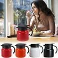 thumbnail image 1 of Vaidha Portable Stainless Steel Kettle,Double Layer Tea Pot With Filter Screen, 1 of 6
