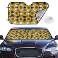 thumbnail image 2 of Kdxio Sunflowers Print Windshield Sun Shade,UV Rays and Sun Heat Protection,Sunshade for Car Windshield,Car Shade Front Windshield - Medium, 2 of 6