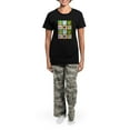 thumbnail image 4 of CafePress - Australian Cattle Dog Pop Art Women's Dark Pajamas - Women's Short Sleeve Print T-Shirt and Pants Dark Cotton Pajama Set, 4 of 7