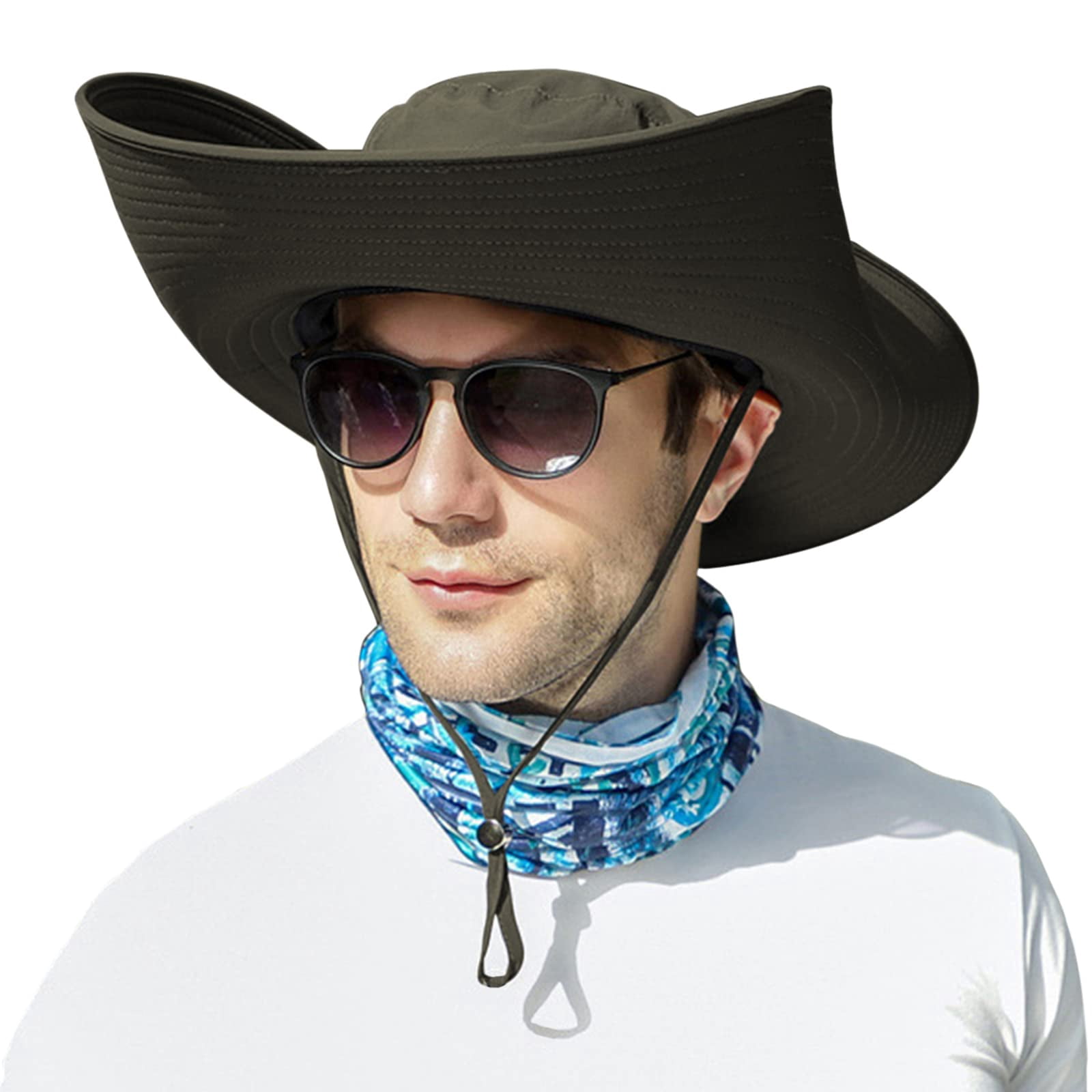 Dicoly Waterproof Mesh Wide Brim Bucket 