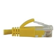 thumbnail image 2 of Tripp Lite Cat6a 10G Snagless Molded Slim UTP Ethernet Cable [RJ45 M/M], PoE, Yellow, 6 ft. [1.8 m] (n261-s06-yw), 2 of 2
