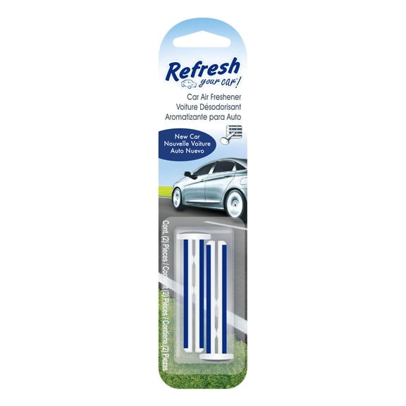 Refresh Your Car! Vent Air Freshener (New Car Scent, 2 Pack)