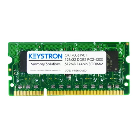 - (OKI P/N 70061901) 512MB DDR2 144Pin Memory RAM for OKI Color Printer C711n, C711dn, C711dtn, C711wt , c831, C831dn, C841, C841n, C841dn