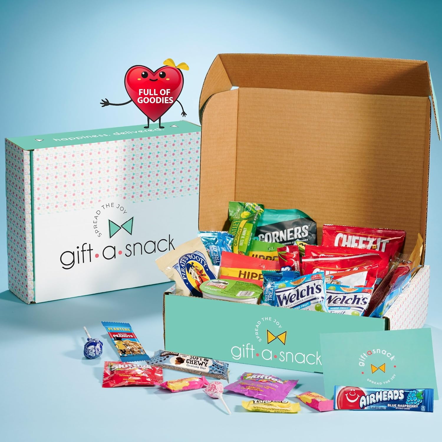 Gift A Snack Premium Snack Variety Pack Gift Box (35 Count) Chips, Cookies, Candy, Crackers - Snack Box Gift Basket