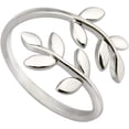 thumbnail image 1 of Shiyou-Baguette Réglable en Acier Inoxydable 18k Plaqué Or Rose Feuilles Laurier, 1 of 4