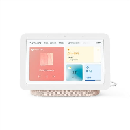Google Nest Hub 2nd Gen - Smart Home Display with Google Assistant - Sand