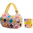 thumbnail image 1 of Folding Shopping Bag Eco-Friendly Reusable Portable Shoulder Handbag Storage,, 1 of 8