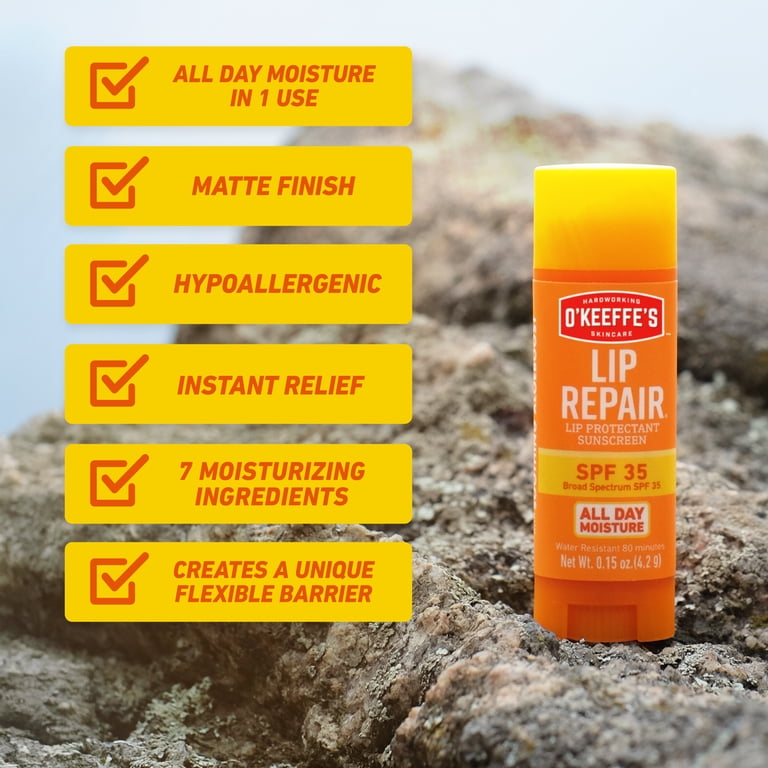 Lip Repair SPF 35 Balm Sticks with Aloe, Pack of 3 photo 7