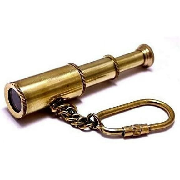 Nauticalmart Brass Telescope Key Chain 3" Nautical Gift