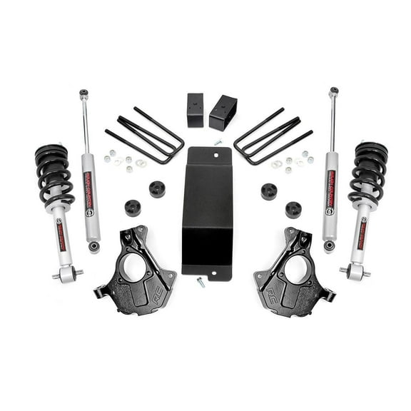 Rough Country 3.5" Knuckle Lift Kit w/N3 Struts for 07-13 Chevy/GMC 1500 - 11932 Fits select: 2007-2013 CHEVROLET SILVERADO, 2007-2013 GMC SIERRA