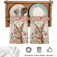 thumbnail image 5 of Easter Kitchen Towels Set of 1, Rustic Spring Rabbit Eggs Botanical Florals Herbs Absorbent Dish Towels for Kitchen, Microfiber Hand Towel, Quick Drying Tea Towel for Cleaning Decorative Dishcloths, 5 of 7