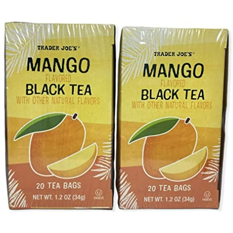 TJ Mango Flavored Black Tea (Pack Of 2)