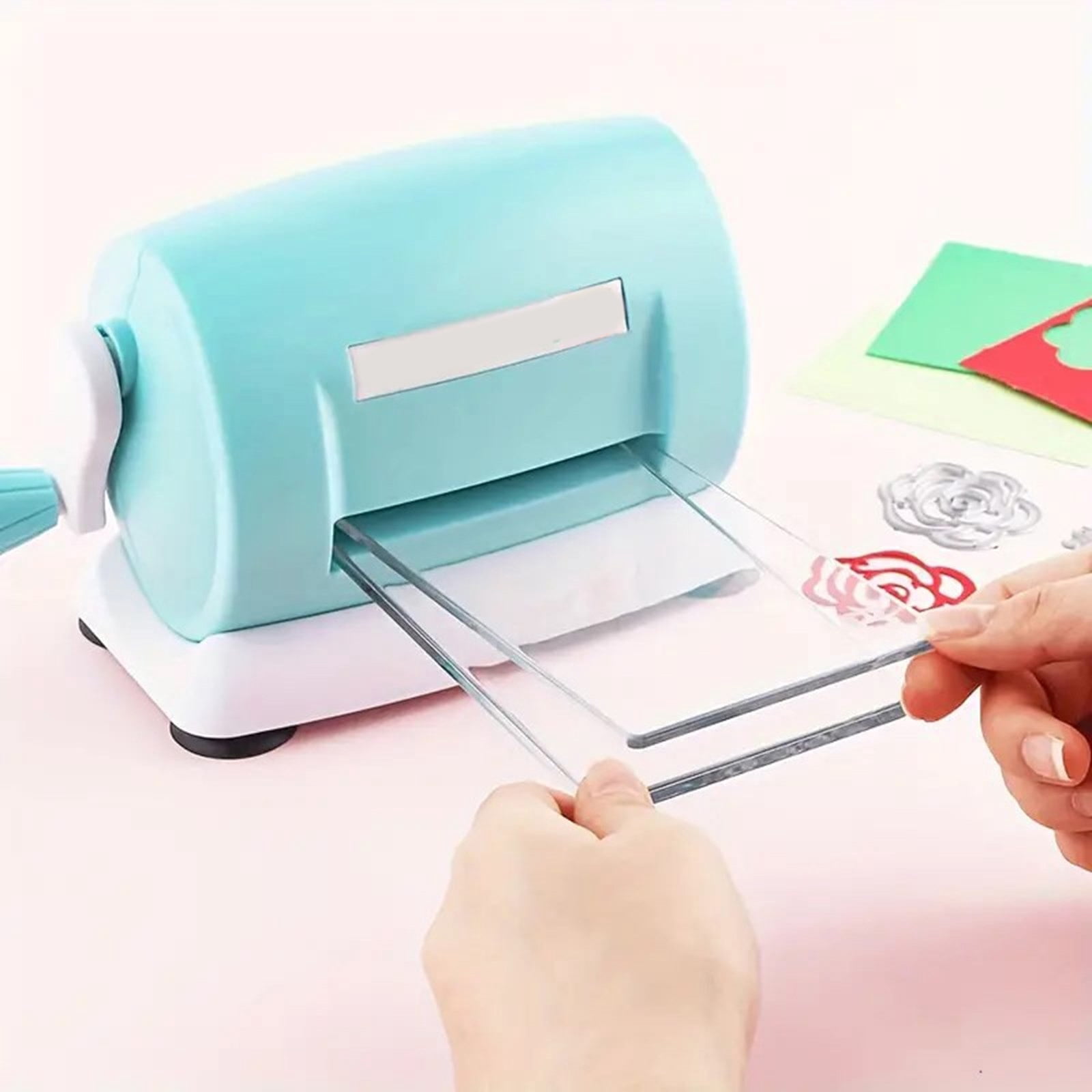 Portable Hand Crank Die Cutting and Embossing Machine for Paper Craft