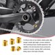 thumbnail image 5 of Eigraketly Tornillo de aleación para bicicletas de 4 piezas, tornillos universales para fijación de bicicletas, tornillos de rueda de cadena, piezas de Ciclismo Tipo 7 Eigraketly OD025072-07, 5 of 6