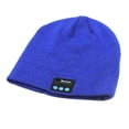 thumbnail image 2 of Gorro inalámbrico Bluetooth con auriculares V5.0, gorro de invierno cálido para esquiar, correr, patinar, regalos de cumpleaños de Navidad para hombre Azul Soledad Gorra inteligente Bluetooth, 2 of 10