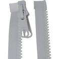 thumbnail image 4 of EZ-Xtend Lenzip #8 Separating Zipper - Extra Metal Slider & 2 Stops (White, 36"), 4 of 8