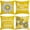 Yellow-A, variant on Hongan Set of 4  18x18 inch patio pillows outdoor waterproof, Throw Pillow Covers  Decorative Cushion Covers （yellow)