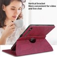 thumbnail image 6 of XYX Slim Folio Case with 360 Degree Rotating for Samsung Galaxy Tab S9 FE 10.9 Inch (SM-X510/SM-X516) 2023 Release, Red, 6 of 6