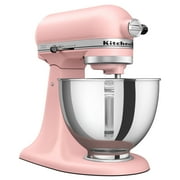 KitchenAid Deluxe Series 4.5 Quart Tilt-Head Stand Mixer with Stainless Bowl, Dried Rose, KSM97DR