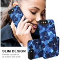 thumbnail image 5 of Compatible with iPhone 7 Plus & iPhone 8 Plus, Cute Wave Pattern Case for Women Girls,Soft TPU Anti-Bump Phone Case Flowers Pattern Design Silicone Case for iPhone 7/8 Plus - Blue, 5 of 14