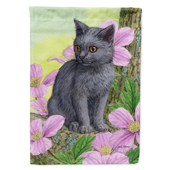 Carolines Treasures ASA2165CHF Chartruex Kitten Flag Canvas House Size  Large multicolor