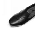 thumbnail image 4 of Women's Chunky Heel Loafers Slip-On Shoes Platform with Memory Foam Cushion, Round Toe & Chain Detail, 4 of 6