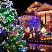 M6 LED Christmas Lights | Faceted Mini Christmas Light Strings | 70 Lights Count