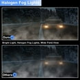 thumbnail image 3 of For 2011-2014 Ford F150 F-150 Yellow Bumper Fog Lights Driving Lamps Left+Right, 3 of 3
