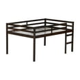 thumbnail image 6 of Harper & Bright Designs Full Size Loft Bed with Ladder, Wooden Loft Bed Frame with Strengthened Slats for Bedroom, Espresso, 6 of 7