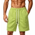 thumbnail image 2 of Hurxie Mens Athletic Shorts Running Shorts Quick Dry Workout Shorts 7"/ 9" Lightweight Gym Basketball Shorts Zipper Pockets Green,XS, 2 of 5