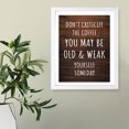 thumbnail image 6 of Designs ByLITA Don't Criticize The Coffee You May Be Old & Weak Yourself Someday, 11 x 14 Black Wall Print (Framed) | Funny Coffee Home & Office Decor, 6 of 7