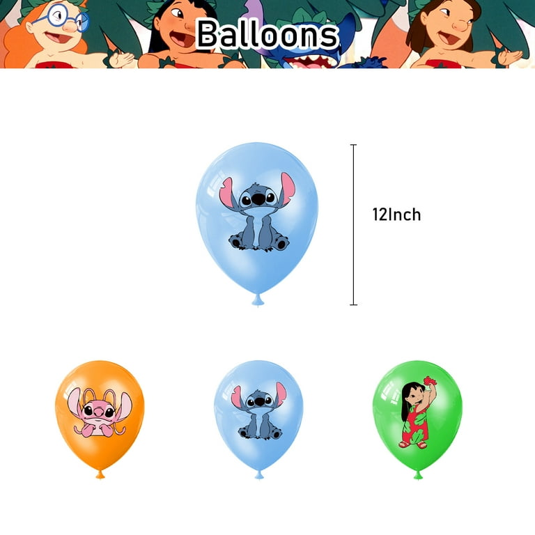 Lilo & Stitch Balloon Columns  Lilo and stitch, Birthday balloons, Balloons