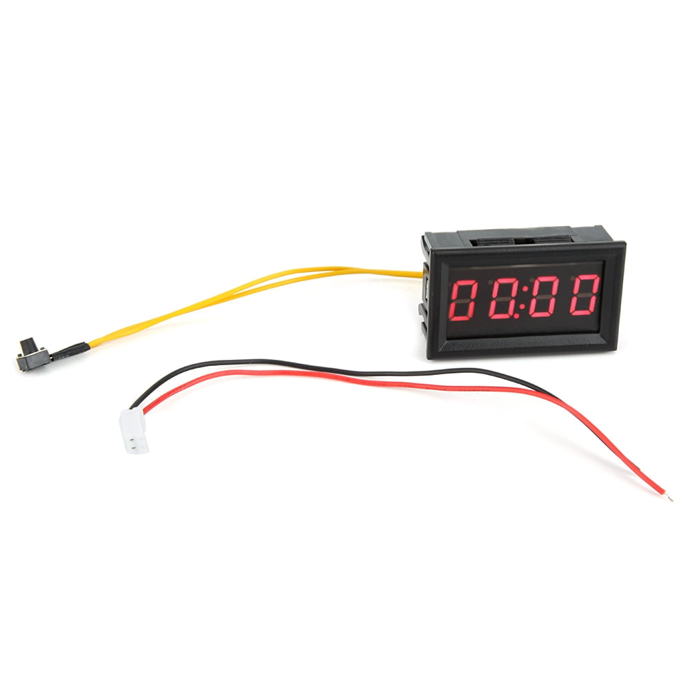 Electronic Car Clock, LED Car Clock, Universal MultiUse For Boats Cars
