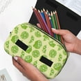 thumbnail image 6 of Sikiie Various Lemons Print Flip Double-layer Pencil Case, All-purpose Stationery Bag for Study and Office, Zipper Design, Unisex, 6 of 7