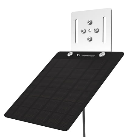 Yellowstone 9V/5W Solar Panel for Y2 Cellular Trail Camera with Mounting Bracket Straps and Chew-proof 5ft Cable
