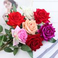 thumbnail image 5 of PEACNNG 1pc Multicolor Artificial Flowers velvet Rose Peony Bouquet For Wedding DIY Home Decoration High Quality, 5 of 5