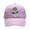 Purple, variant on AJGRHE Women Casual Cute Cartoon Embroidered Baseball Cap Adjustable Visor Hat Outdoor Sports Daily Wear Beige One Size