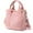 Pink, variant on Small Cute Canvas Tote Crossbody Shoulder Bag Multiple Pockets Mini Casual Satchel Hobo Handbag Messenger Purse for Women