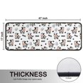 thumbnail image 5 of Kitchen Rugs Sets Of 2,White Cow Moo Pattern Anti Fatigue Kitchen Mat Rugs Non Slip Washable,Decorative Kitchen Floor Mats for Kitchen,Sink,Laundry,17"x47"+17"x47", 5 of 5