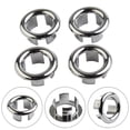 thumbnail image 3 of Wuweikeji 4-Pack ABS Plastic Sink Overflow Ring 30mm Outer Diameter Chrome Plated Easy Installation Corrosion-Resistant Drain Cap for Kitchen & Bathroom, 3 of 12
