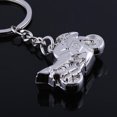 thumbnail image 4 of Motorcycle Keychain Simple Design Metal Solid Pendant Fashion Smooth Surface Men Key Holder Ring Keyring Birthday Souvenir Christmas Gifts, 4 of 8
